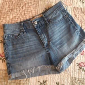 Light Wash Jean Shorts